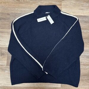 VELVET by Graham & Spencer Women's Teagan Engineered Stitches Sweater